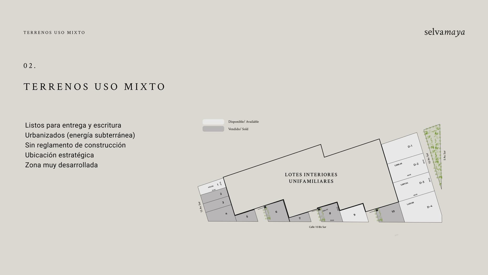 Masterplan · mixed-use lots