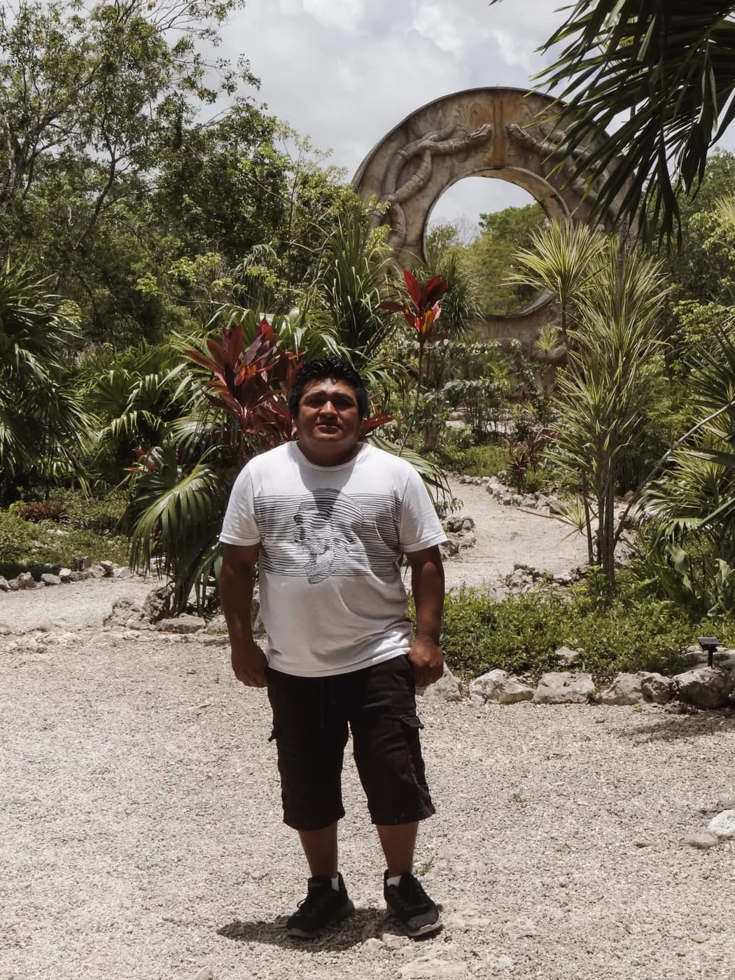 Parte del equipo del Centro de Permacultura